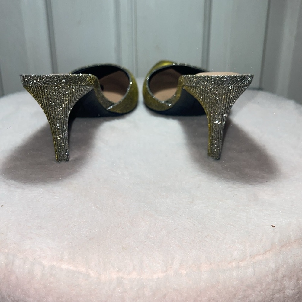 Crystal Pointed Toe Heels mules unused  Size 7 - Picture 4 of 6